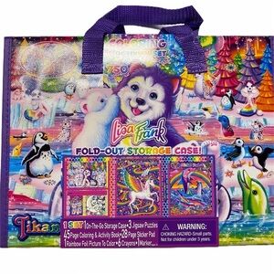 Lisa Frank Activity Kit with Carrying Case NWT